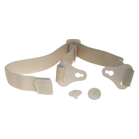 Bullard Chin Straps, Bullard Sandblast Hood, PK10, For Use With CC20-Series Hoods, GR50 Hoods White, 10 PK 20NC