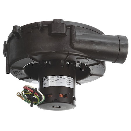 Fasco Draft Inducer, 115, Plastic, 6 in W, 8 1/2 in H, 2.0/2.1 Inlet and Outlet Dia. A213