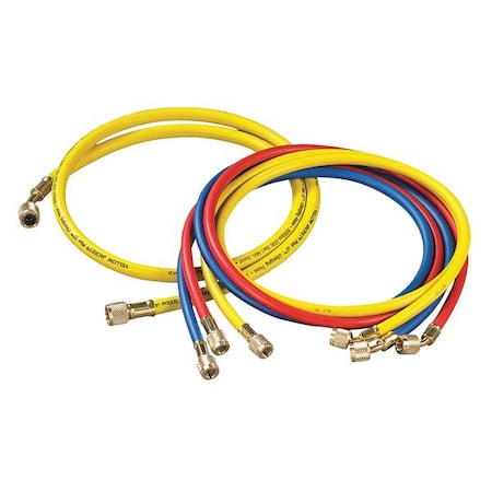 Yellow Jacket Manifold Hose Set, 60 In 21990