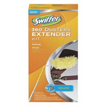 Swiffer 3 ft. Extendable Handle Duster Kit, Green, Plastic 82074