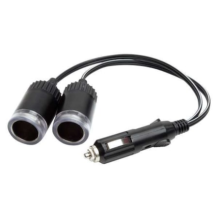 Mobilespec Multisocket, 2 Outlet, 12V MS223BL