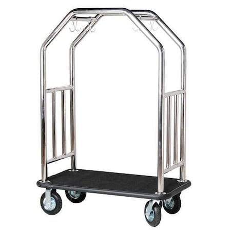 Hospitality 1 Source Bellman Cart, Steel, 48inL x 27inW ESSSBB-8