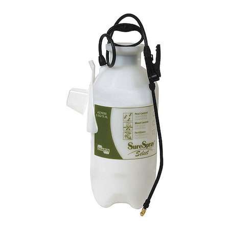 Chapin 3 gal Handheld Sprayer, Poly, 34 in L Hose, Cone/ Fan Nozzle Spray Pattern, Wand Length 34 in 27030