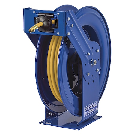 Coxreels Spring Return Hose Reel, 1/2 in Hose Diameter, 50 ft Length, 300 psi Max. Pressure, Brass TSH-N-450-YP