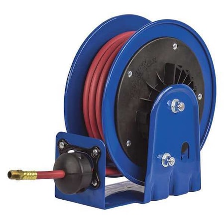 Coxreels Spring Return Hose Reel, 3/8 in Hose Diameter, 20 ft Length, 300 psi Max. Pressure, Brass LG-LP-320-BVX