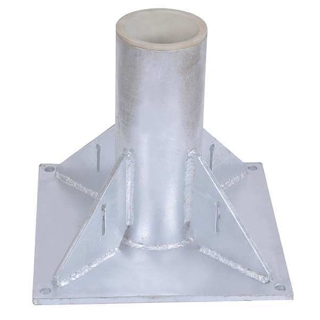 Dayton Mounting Base, Pedestal, 2000 lb., Galv 33N391