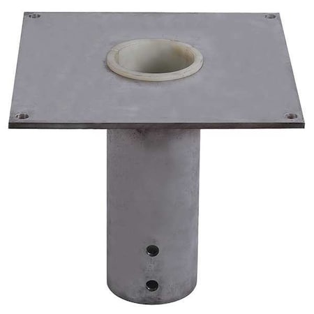 Dayton Mounting Base, Flush Mount, 1000 lb., Galv 33N386