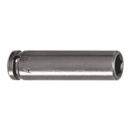 Apex Tool Group 1/4" Square Drive, 8mm Size, Metric Socket, 6 Points 8MM21