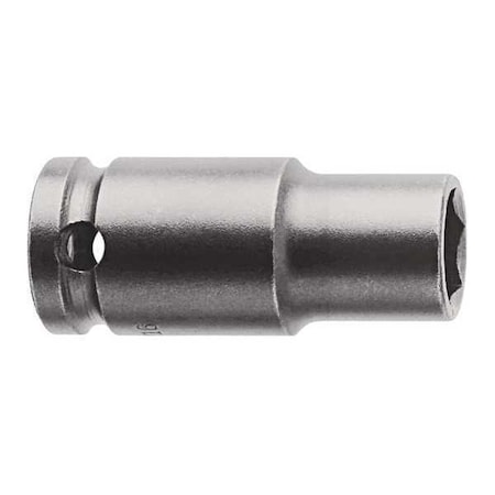 Apex Tool Group 1/2" Square Drive, 15mm Metric Socket, 6 Points, 1/2 Sq Dr Socket 15Mm Less Than A Lb 15MM45