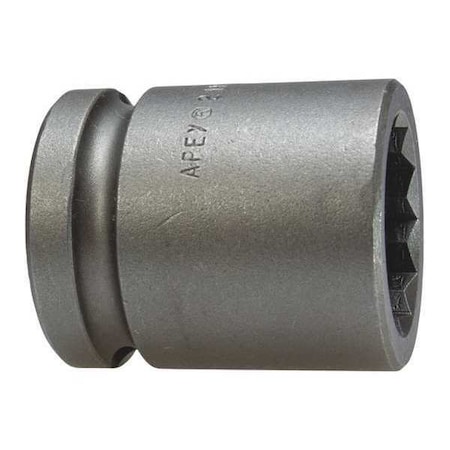Apex Tool Group 1/2" Square Drive, 12mm Metric Socket, 12 Points, 1/2Dr 12Mm 12Pt 12MM15-D