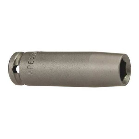 Apex Tool Group 1/4" Square Drive, 10mm Metric Socket, 6 Points, Mb-10Mm21 Socket 1/4 Female 10 MB-10MM21