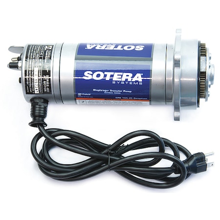 Sotera ElectricDrumPumpMotor, 2.5A, 115VAC, 1/4hp 400G9735