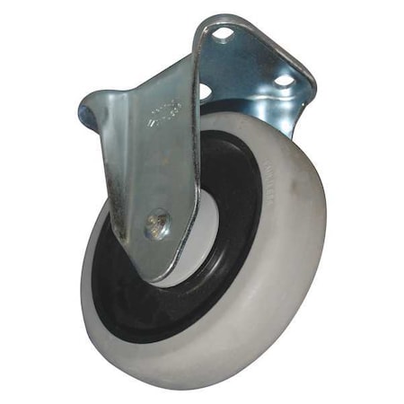 Rubbermaid Commercial Caster, Rigid, 5" GRFG27276