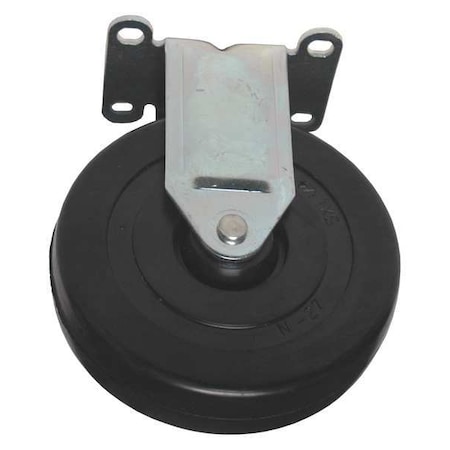 Rubbermaid Commercial Soft Rubber Rigid Caster Quiet FG27409