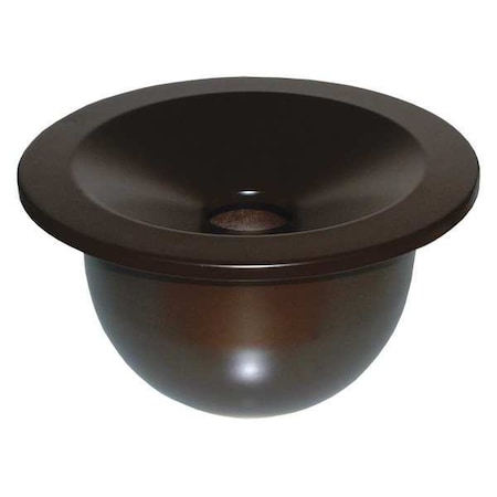 Rubbermaid Commercial Cigarette Receptacle, Sable, 0.25 gal GRFG3975M3SBLE