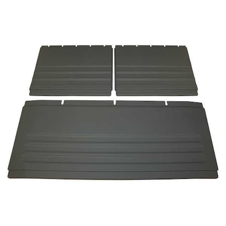 Rubbermaid Commercial Back Panel, Side Panel Kit FG4093L1BLA