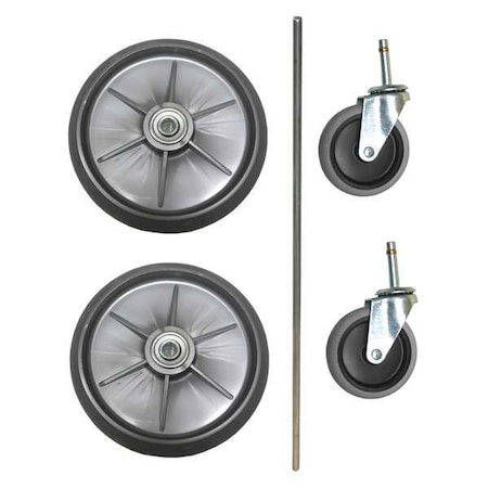 Rubbermaid Commercial Quiet Wheel and Axle Parts GRFG9T94M10000