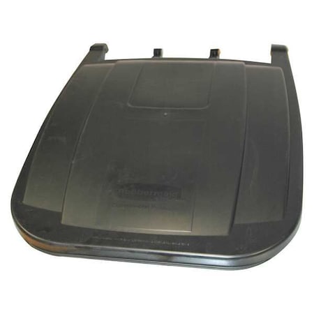 Rubbermaid Commercial Rollout Lid, Handle, Fits FG9W2700BLUE, FG9W2700GRAY, FG9W2700YEL, FG9W2773BLUE GRFG9W27L2BLA