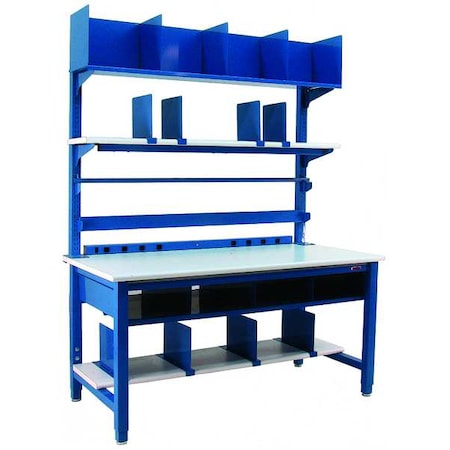 Benchpro Heavy-Duty Packing Bench Set, 72inWx36inD WPACK3672