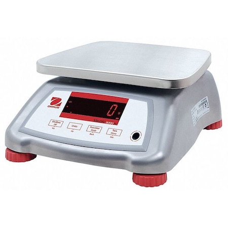 Ohaus Food Prcssng Scale, SS, 0.0002kg/0.005 lb. V22XWE1501T