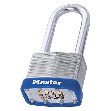 Master Lock Combination Padlock, 2"W 179LH