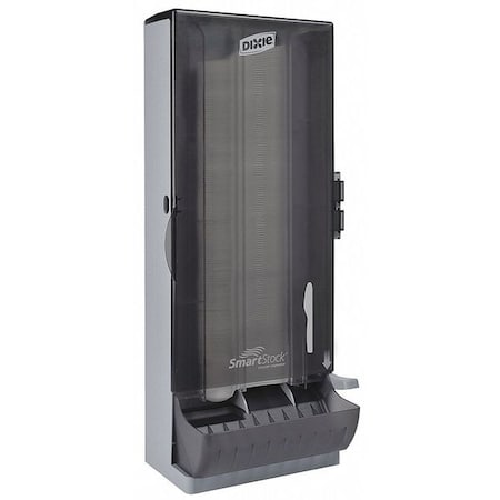 Smartstock Knife Dispenser, Smoke, Capacity 120 SSKPD120