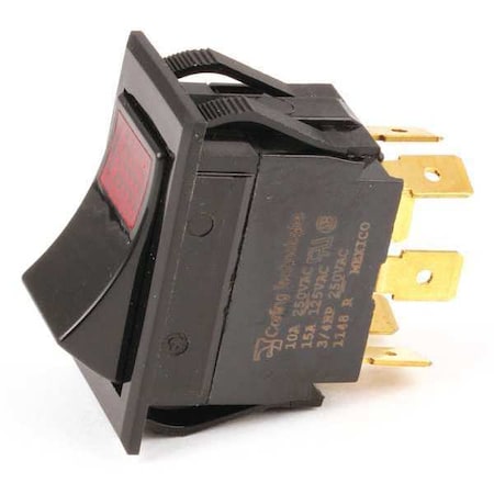 Garland Manufacturing Power Switch 250V Red 1872404