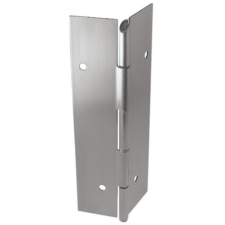 Markar Piano Hinge, Stainless Steel, Full Mortise Mounting, 1 15/16 in Leaf W x 7 ft Leaf H FM300-001-630-HT-MP