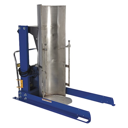 Zoro Select Stationry Drum Dumpr, 60in, 42sec., 1500lb. HDD-36-15-S-SSC
