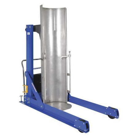 Zoro Select Port Drum Dumpr, 84-1/2in, 34 sec., 750 lb. HDD-60-7-P-SSC