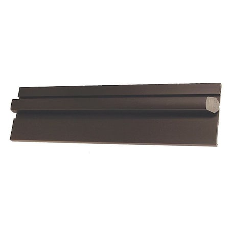 PEMKO 2 in W x 83 in H Dark Bronze Anodized Continuous Hinge DFS83CP-HD1-HT-LH