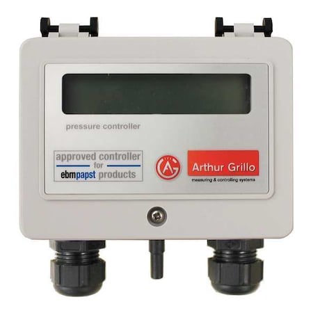 Ebm-Papst Digital Differential Pressure Gauge with Transducer, 5 mm Smooth Barb, Bottom Location 700-00-1061