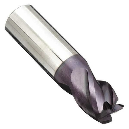 Melin Tool Co Carbide End Mill, Square, 1/2in.dia., RH 44162