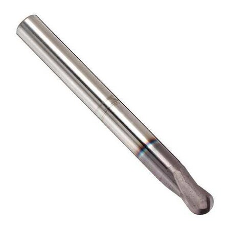 Melin Tool Co Carbide End Mill, Ball Nose, 0.50mm Neck L 13141