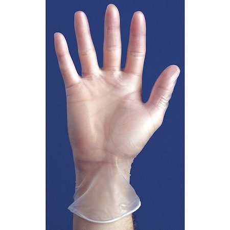 Showa 2005PF, Disposable Gloves, 3 mil Palm, Vinyl, Powder-Free, XL (9), 100 PK, Clear 2005PFXL-09