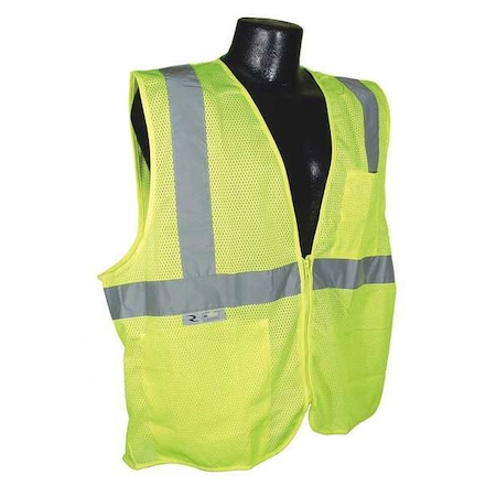 Radians 2XL High Visibility Vest, Green SV25-2ZGM-2X