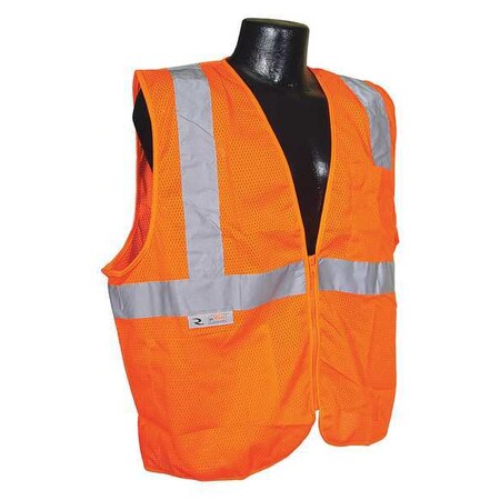 Radians XL High Visibility Vest, with Zipper SV2ZOMXL