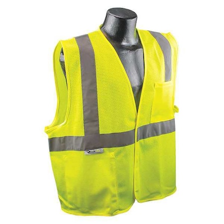Radians 2XL High Visibility Vest, Orange/Silver SV22-2ZGM-2X