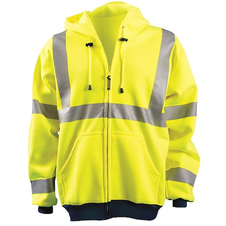 Occunomix 4XL Sweatshirt, Yellow LUX-SWT3HZ-Y4X