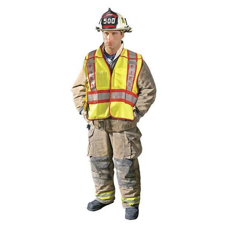 Occunomix Vest, M/L, Yellow, 42 in., 27 in. L LUX-PSF-YM/L