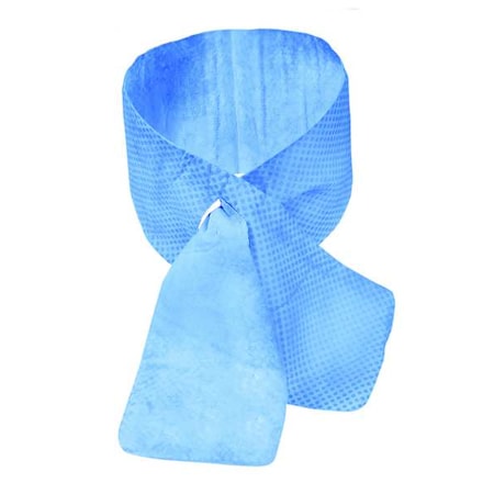 Condor MiraCool Neck Wrap, Evaporative-Cooling PVA, Cooling Relief, Size Universal, 31-1/2 in x 4 in, Blue 33TZ02