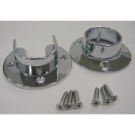 Zoro Select Pole Socket, Zinc, 2-45/64 in L, 2 Sockets 33TZ37