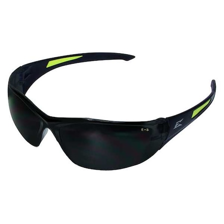 Edge Eyewear Delano G2, Safety Glasses, Anti-Scratch, Gray Lens, Black Frame, Frameless SD116-G2