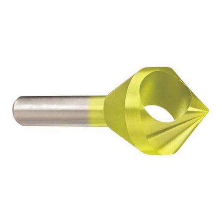KEO 1/2 60 deg ZErO Flute CO Deburring Tool 53502-TiN