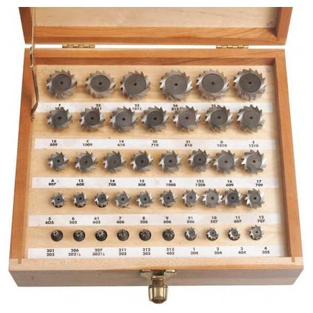 Keo Keyseat Cutter Set, Straight, No 305, 41 pcs. 943-000-329