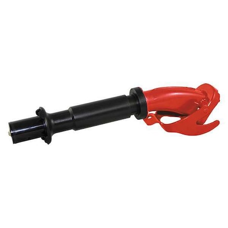 Wavian Rigid Spout, Plastic/Steel, Red, 1 in Dia. JC00SSR