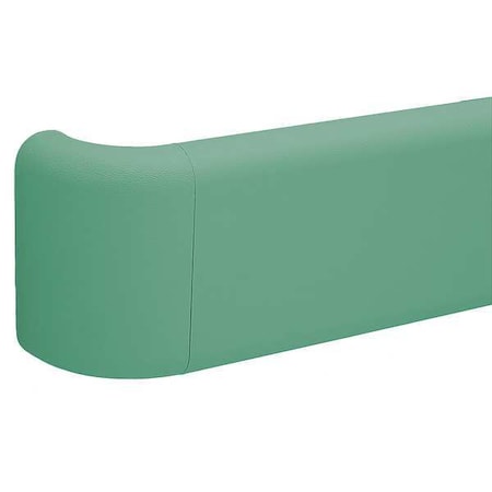 Pawling Handrail, Teal, 5-1/2 in. H, 18.5 lb. BR-500P-12-377