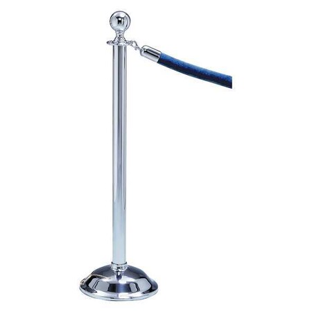 Lawrence Metal Sphere Top Post, Polished Chrome, Trad 312T-1P