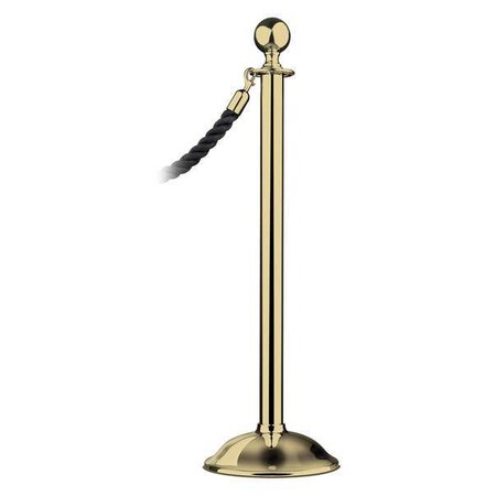 Lawrence Metal Sphere Top Post, Polished Brass, Trad 312T-2P