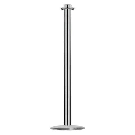Lawrence Metal Contemp Top Post, Satin Chrome, Universal 314U-1S-TAP
